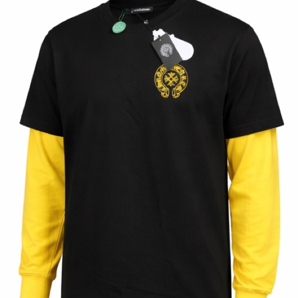 Black & Yellow Chrome hearts Long sleeve